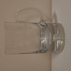 Glass Beer Mug with Bubble in Base